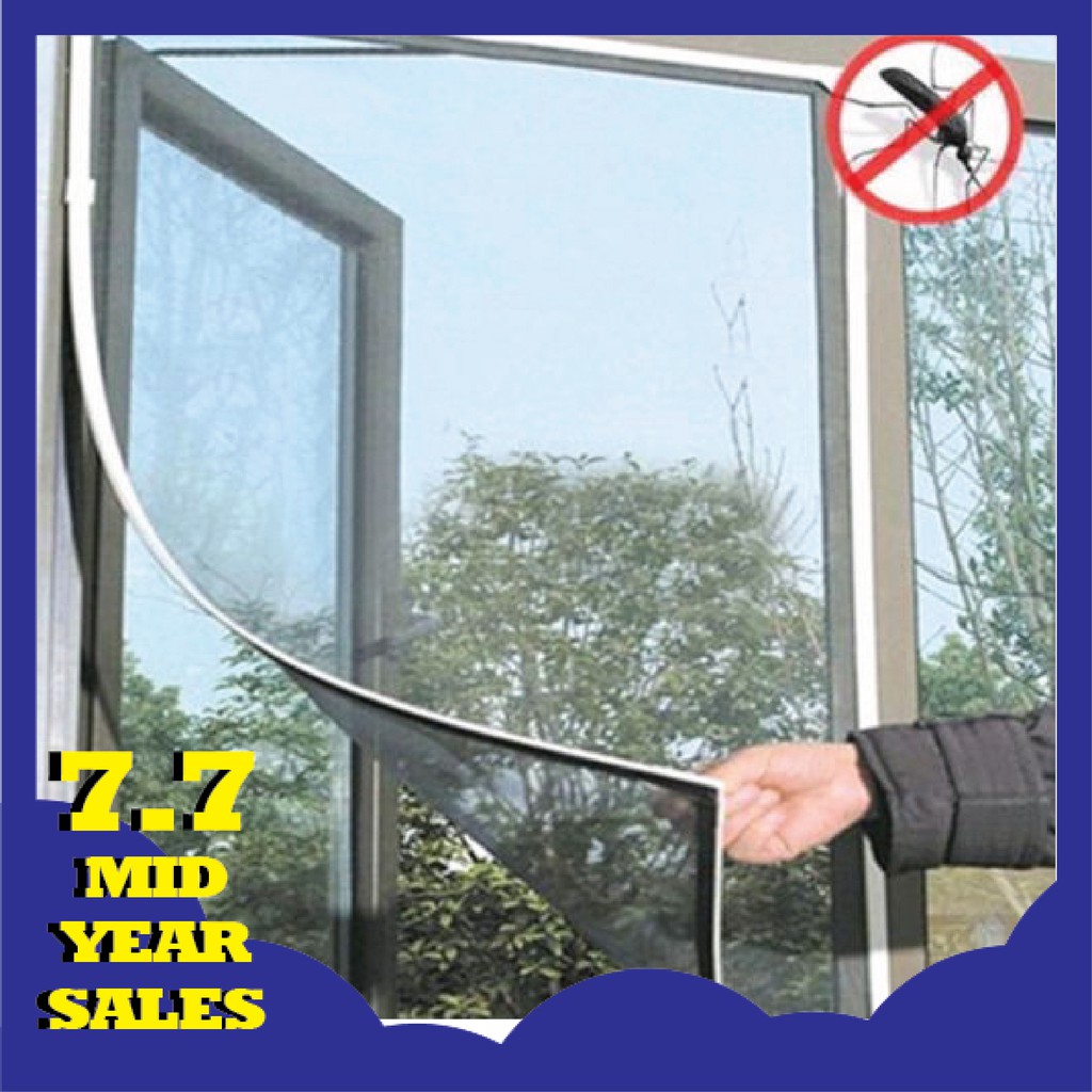 Anti-Insect Fly Bug Mosquito Window Door Curtain Net Mesh Screen ...