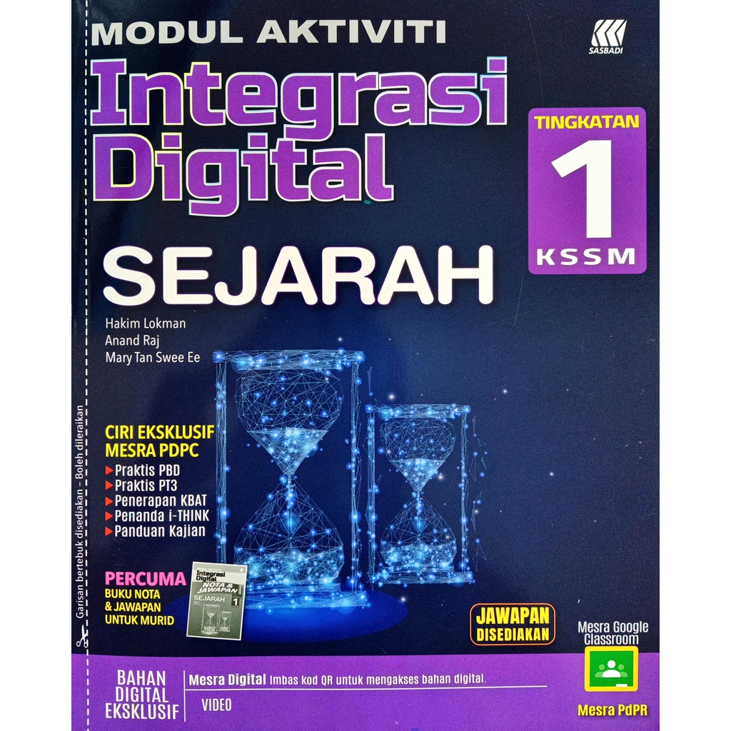 Buy Buku Latihan  Modul Aktiviti Integrasi Digital Tingkatan 1 / 2 / 3 / 4 / 5 2022  Sains