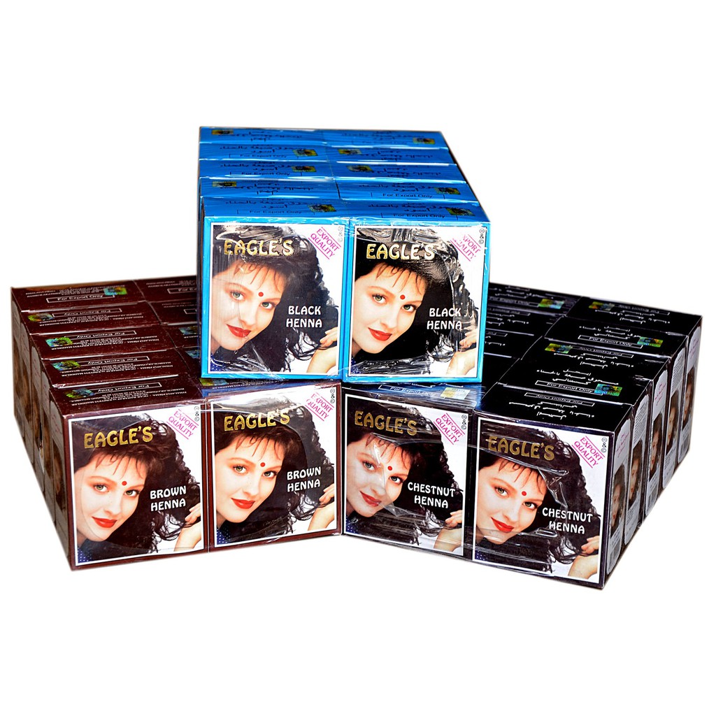 Eagle S Black Brown Henna Traditional Diy Hair Care Dye 10g Original Shopee Malaysia