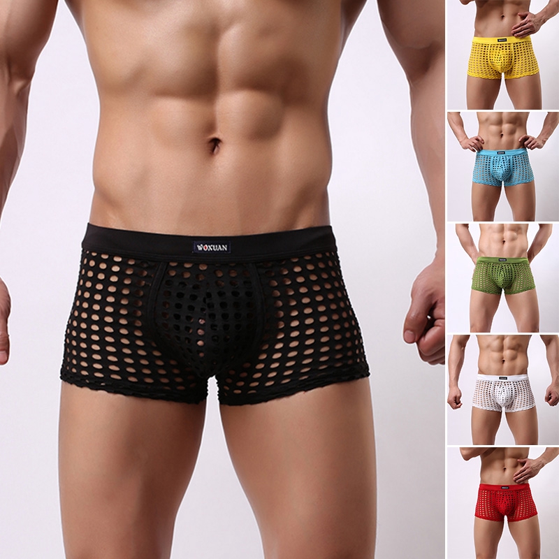 men mesh underwear