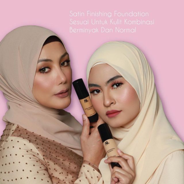 ASL Satin Finishing Foundation / Foundation Full Coverage / Foundation Aliff Syukri