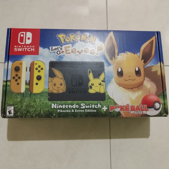 NINTENDO SWITCHLET'S GO EEVEE LIMITED EDITION(USED) Shopee Malaysia