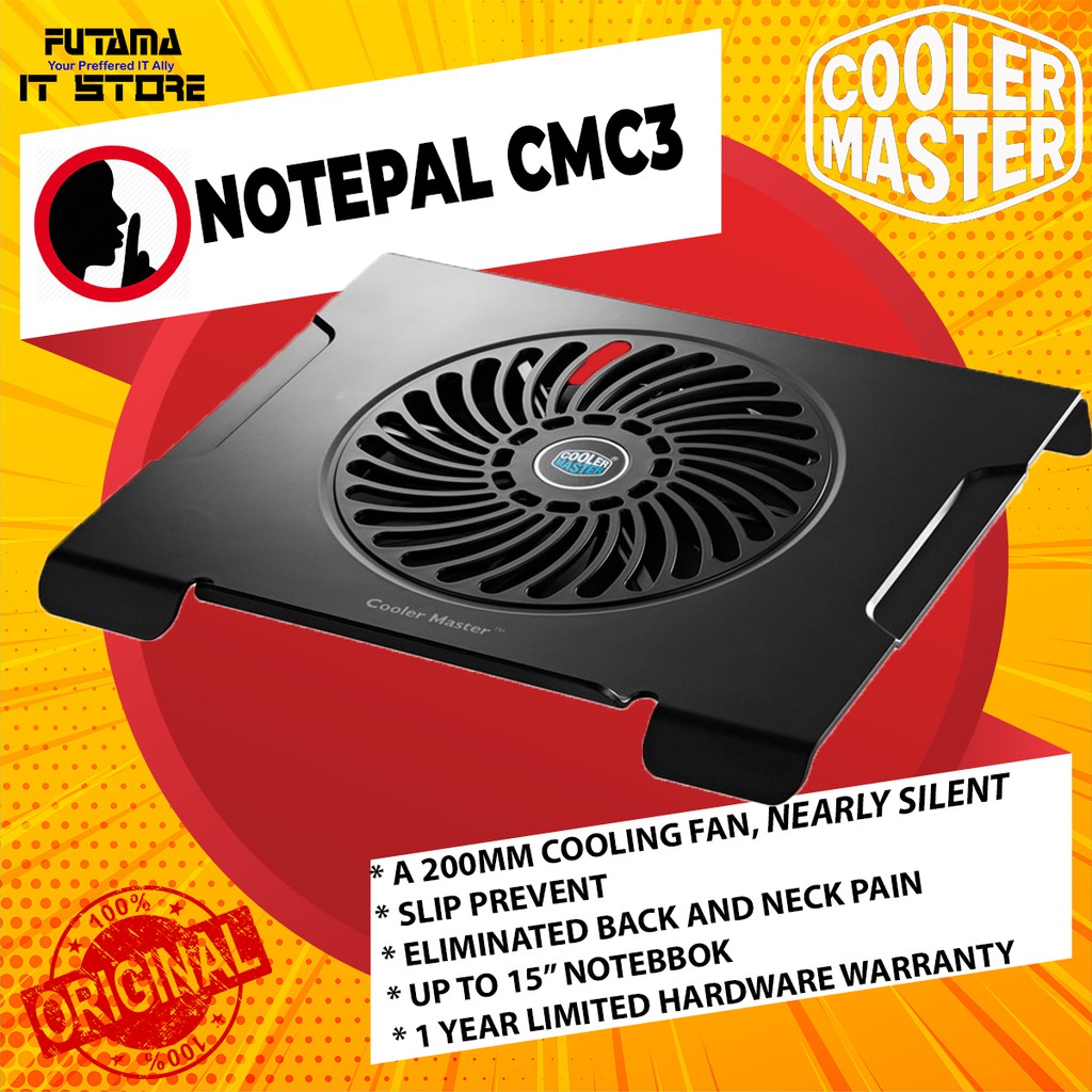Cooler Master NotePal C3 UP TO 15 Inch Laptop Cooler (R9NBCCMC3