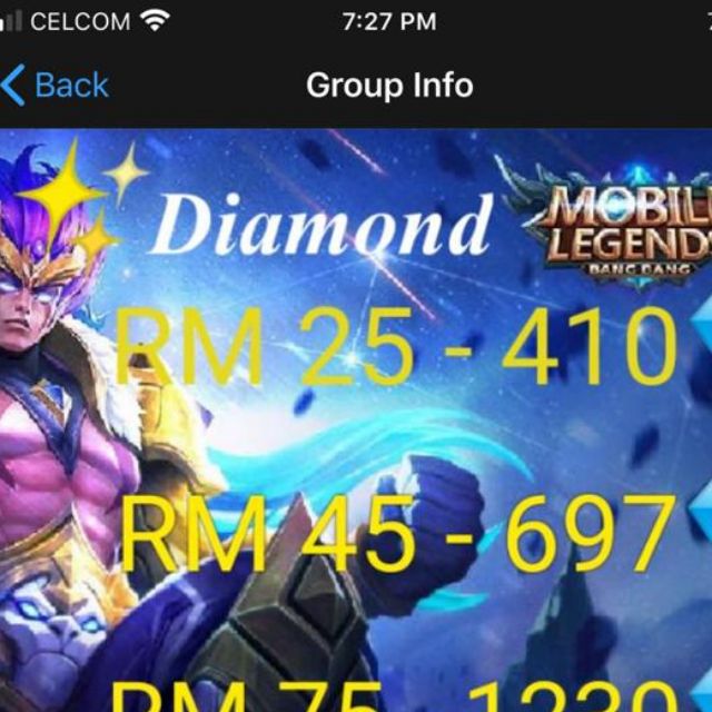 MOBILE LEGEND Codashop DIAMONDS | Shopee Malaysia