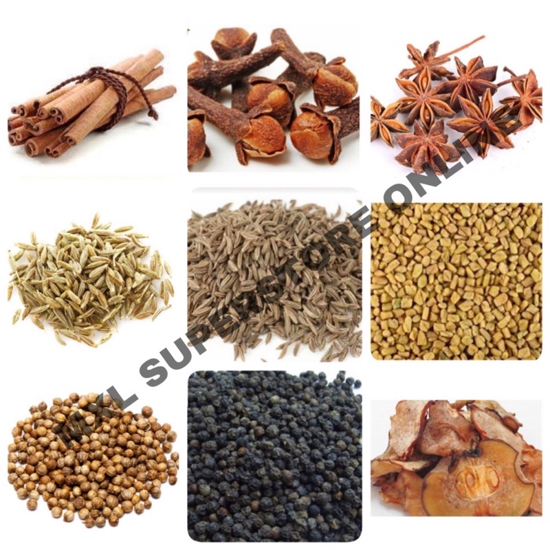 Buy Timbang Jintan Manis Jintan Putih Asam Keping Kayu Manis Ketumbar Halba Biji Sawi Bunga Lawang Cengkir Rempah Ladahitam Seetracker Malaysia