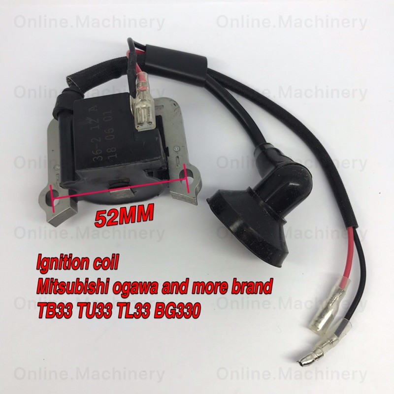 Mesin Rumput Ignition Coil Plug Ogawa BG330 BG330DT Mitsubishi TB33