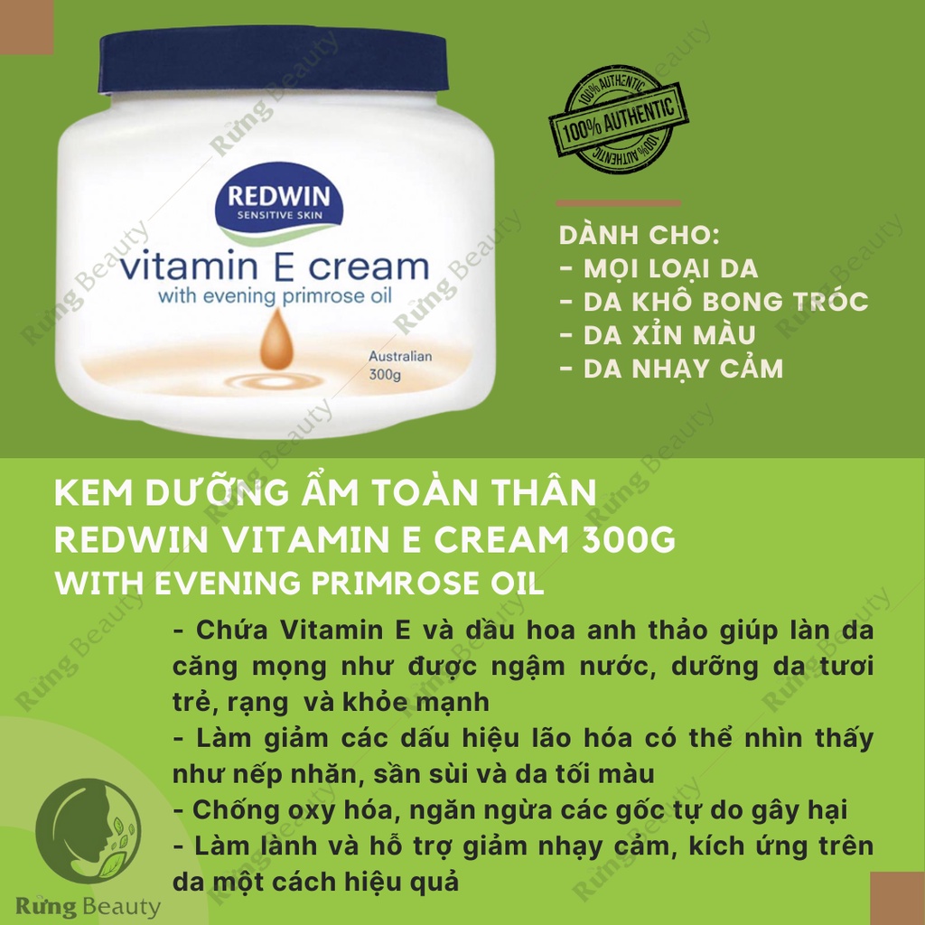 Redwin VITAMIN E BODY LOTION WITH EVENING Prime OIL 300G Shopee Malaysia