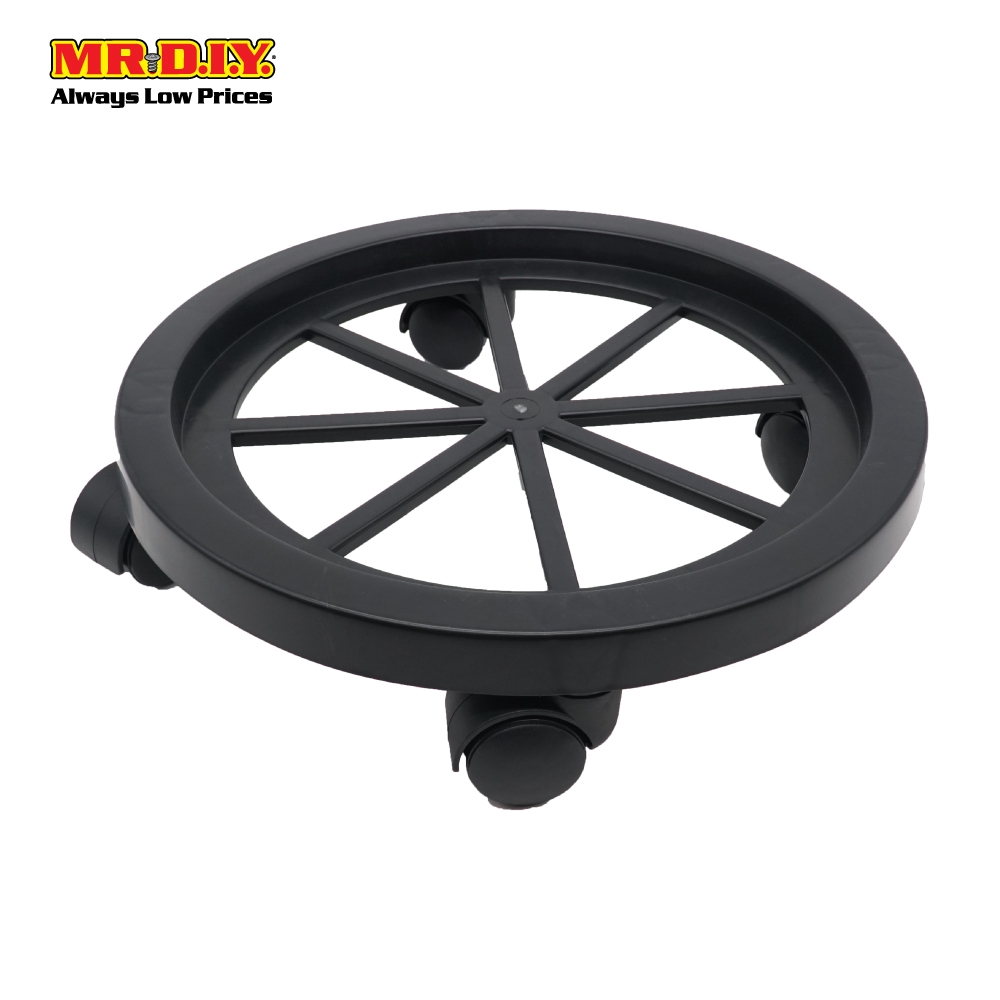  MR  DIY  Plastic Round Roller Gas Cylinder Stand 34cm 