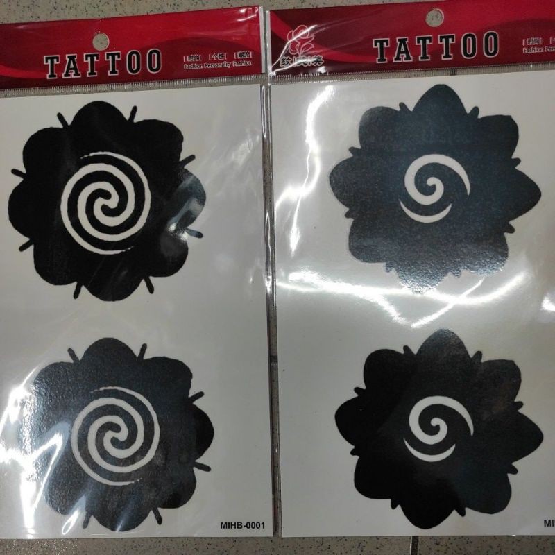 Temporary Tattoo Bunga Terung