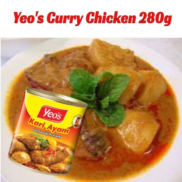 1 Can Curry Chicken Kari Ayam Canned Food With Potatoes 280g Yeo S Rex Shopee Malaysia