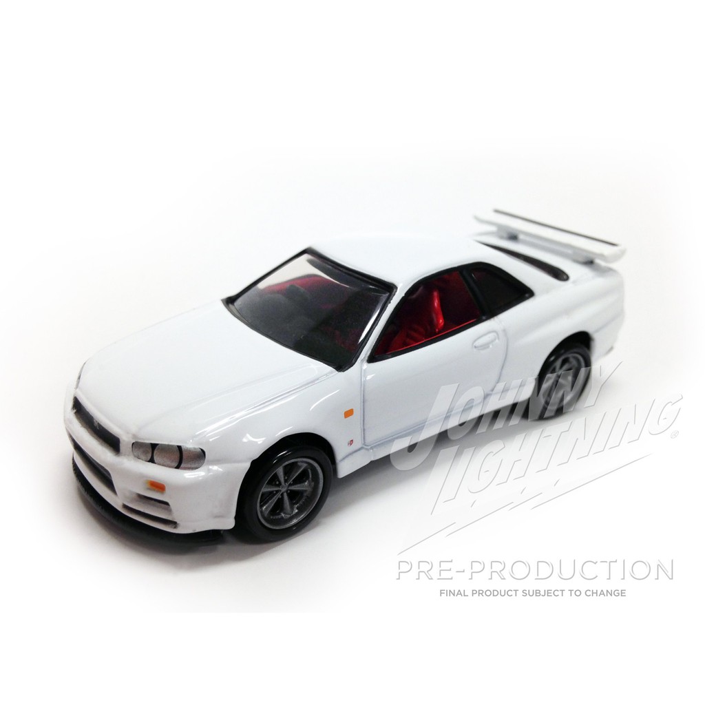 Diecast Toy Vehicles Johnny Lightning 1999 Nissan Skyline Gt R R34 1992 Nissan 240sx Custom 1 64 Cars Trucks Vans