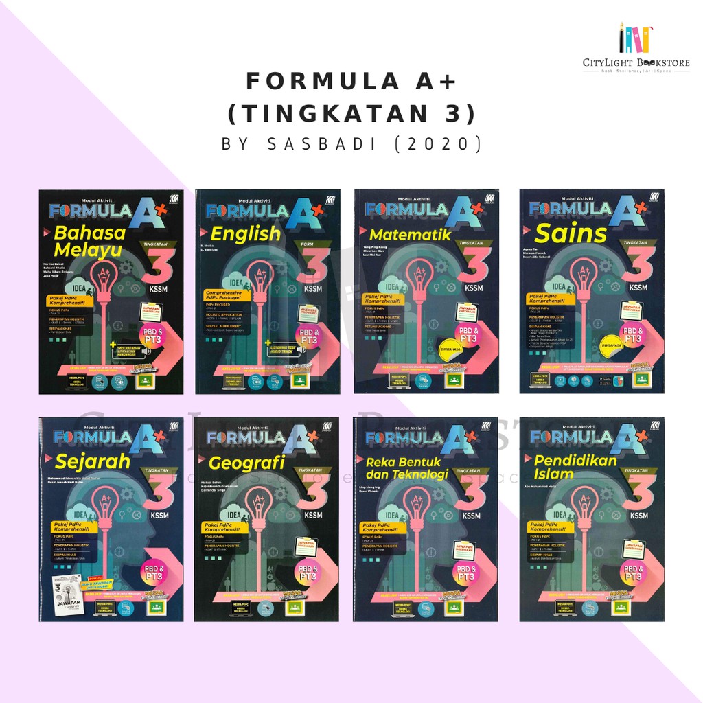 CITYLIGHT Buku Latihan: Modul Aktiviti Formula A+ ...