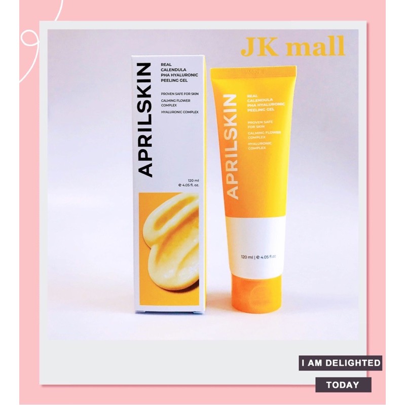 Korea Aprilskin Calendula PHA Hyaluronic Peeling Gel 120ml【Ready Stock