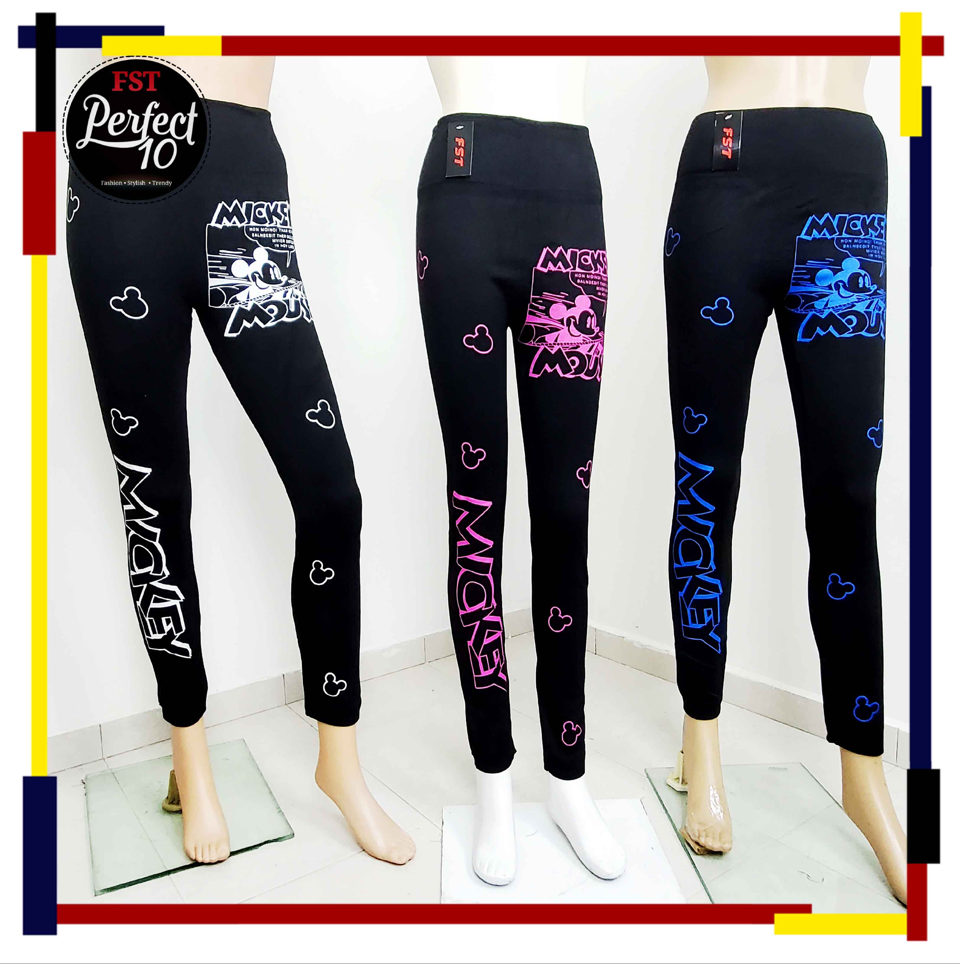FST COTTON One Size Fit All Legging Pant [Mickey-12004]