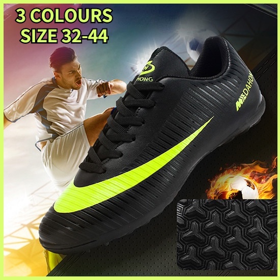 Ready Stock 2023 Raya Sneakers Kasut Bola Sepak Kasut Sukan Lelaki Men Shoes Football Shoes kasut futsal Kasut Bola Luar Luar Bola Sepak Futsal Dalaman Kasut Sukan Kanak-kanak Kasut Bola Sepak