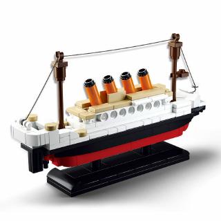 3D Titanic Block Ship Educational Building Bricks Toy Compatible For Kids Play 