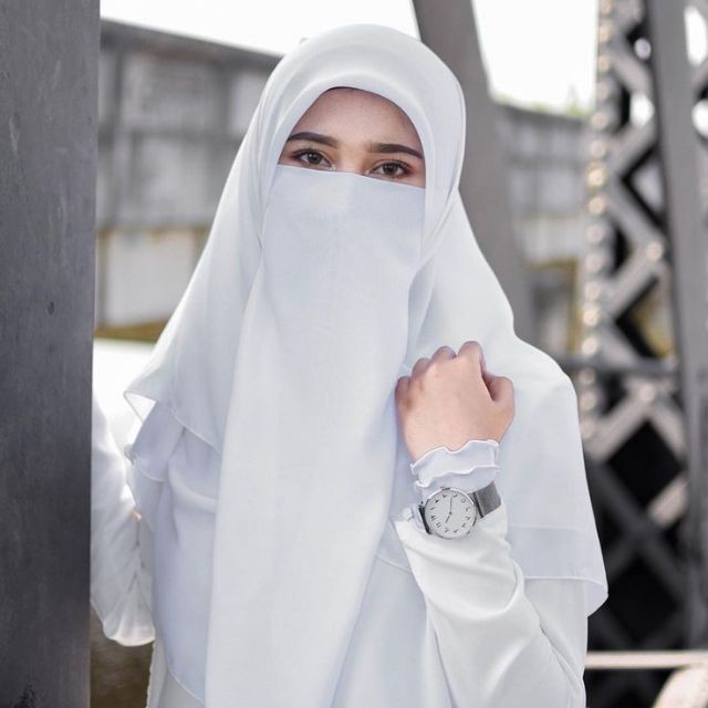 Tudung Bawal Nikah Bertunang Tunang Shawl Putih  Shopee 