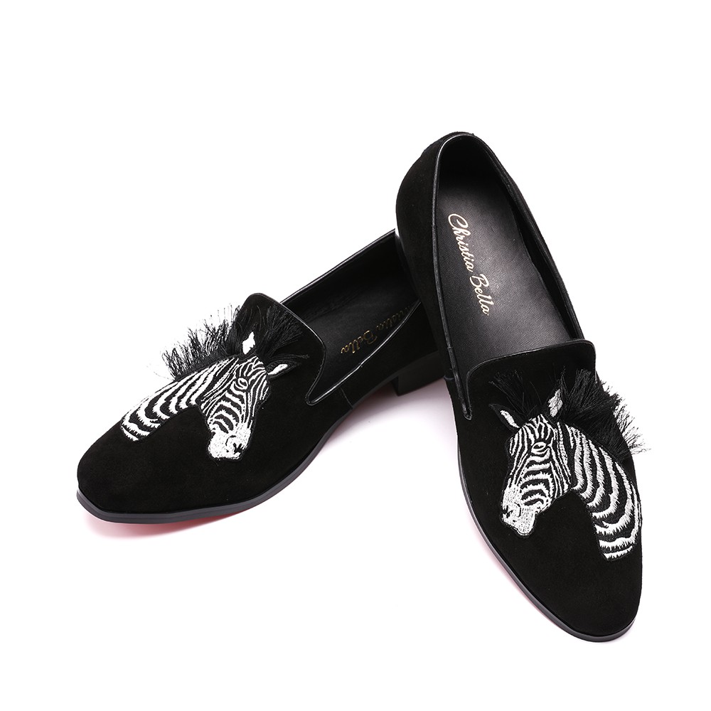 zebra formal shoes