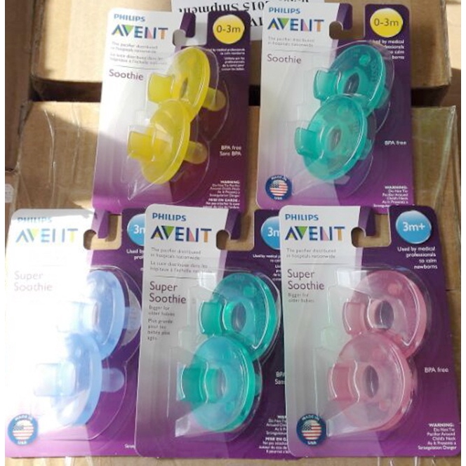 philips avent soothie pacifier 3m 