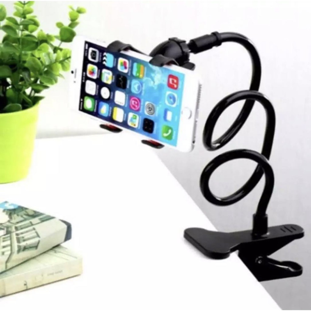 Lazy Phone Holder Bracket Flexible Handphone Phone Clip Holder Bracket Long Arm Shopee Malaysia