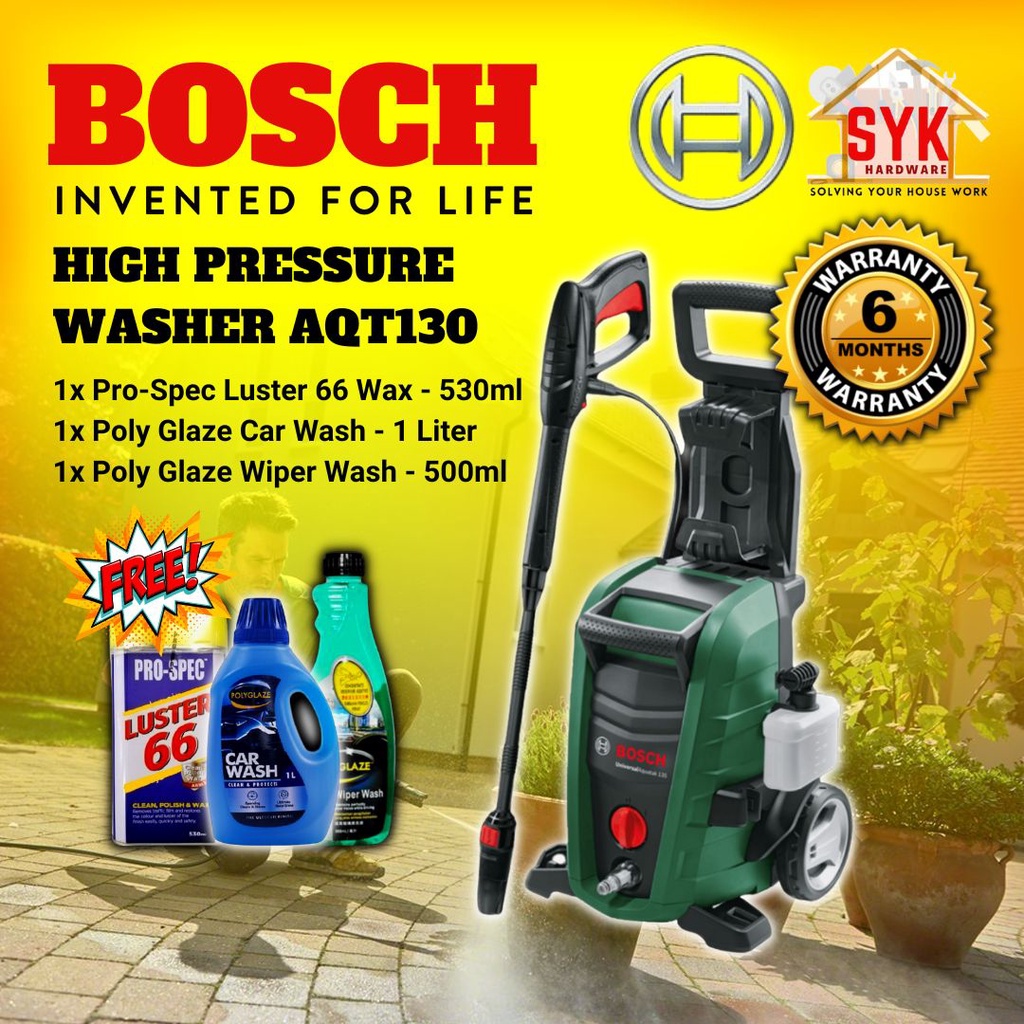 SYK Bosch Aquatak 130 Universal High Pressure Washer Water Jet Machine