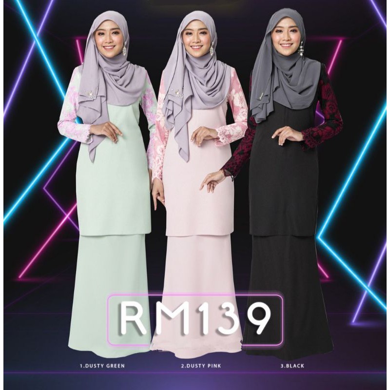 SALE! BAJU KURUNG CANTIK BERKUALITI / EYANISS CLASSIC KURUNG / READY ...