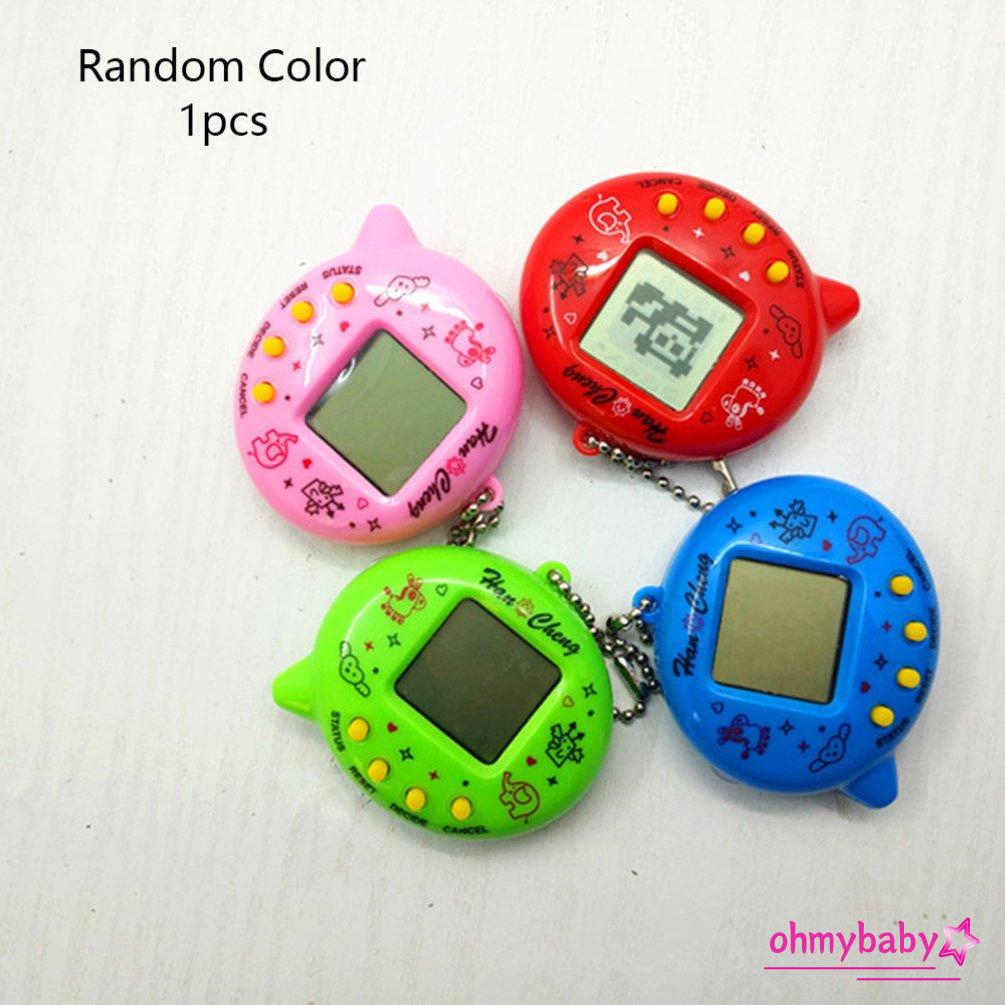 【OMB】Electronic Virtual Pet Machine Puzzle Mini-Developing Game Machine Intelligence Developmental Toys(Random Color)