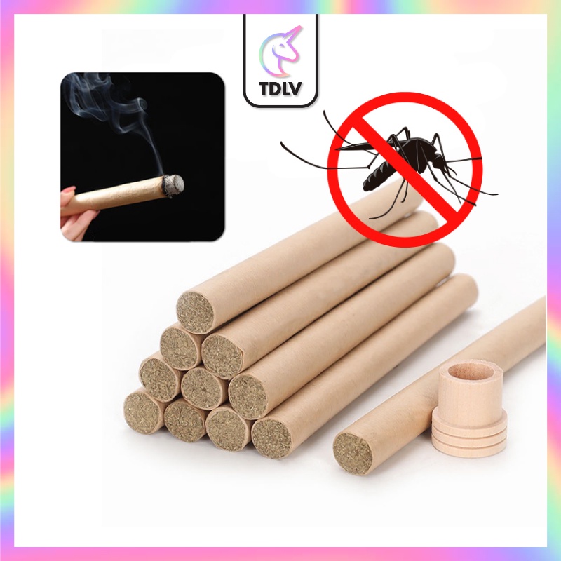 TDLV (NOT INCLUDE STAND) 1pcs Mosquito Killer Wormwood Stick Incense Organic Ubat Nyamuk Organik Bunuh Nyamuk