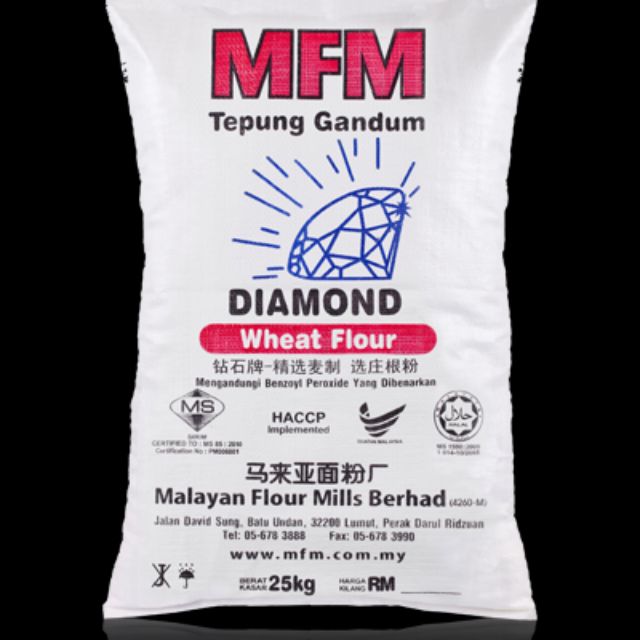  Tepung High Protein  Cap Diamond Shopee Malaysia