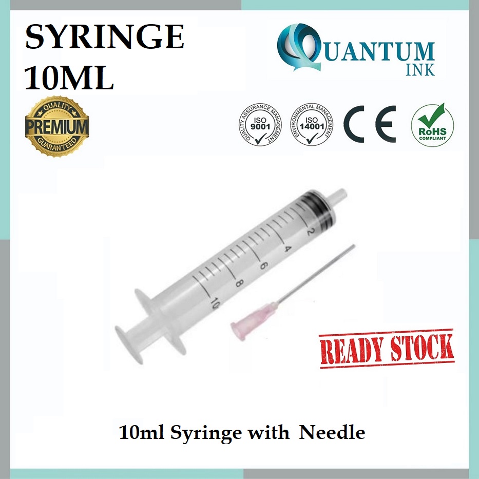 UNIVERSAL INK CARTRIDGE REFILL SYRINGE WITH NEEDLE (10ML) Shopee Malaysia