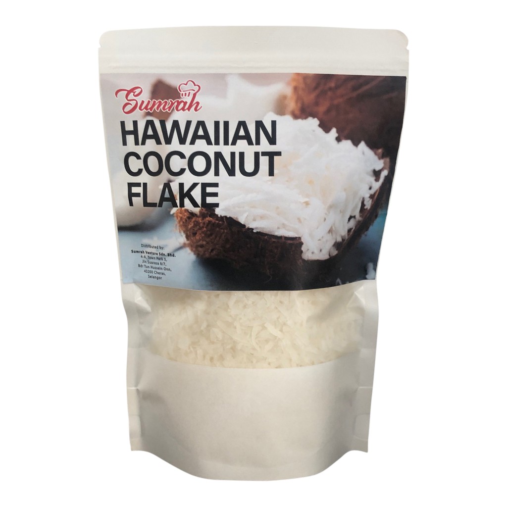 HAWAIIAN / HAWAII COCONUT FLAKES PREMIUM QUALITY (250G / 500G) Shopee