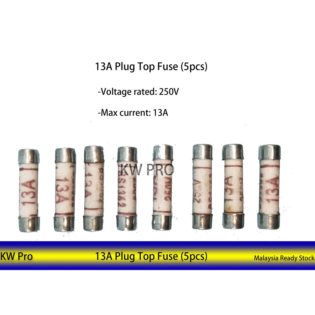13A Plug Top Fuse/ Fius (5pcs) Shopee Malaysia 