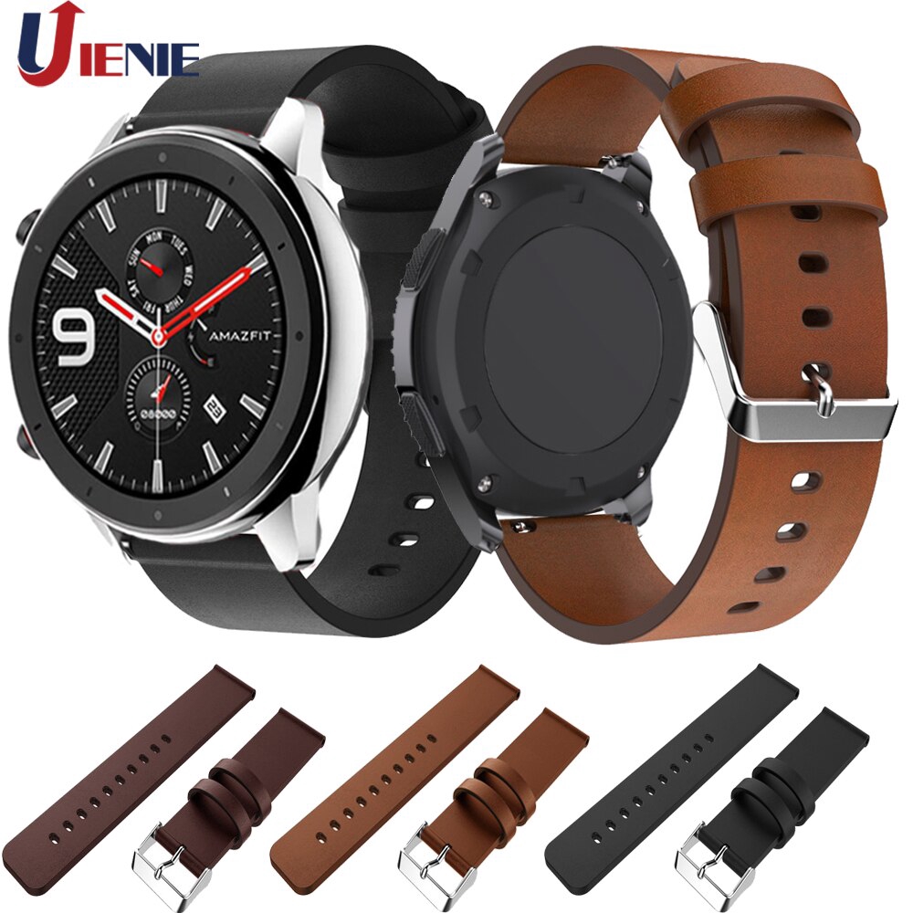 Huami Amazfit GTR 47mm Strap Leather Watch Band for Galaxy ...