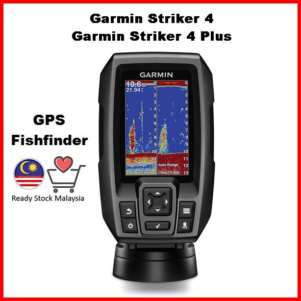 Garmin Striker 4 FishFinder | Vivid 4CV | Striker Plus 4 | Garmin Fish Finder | GPS | Transducer | CHIRP Sonar FF250