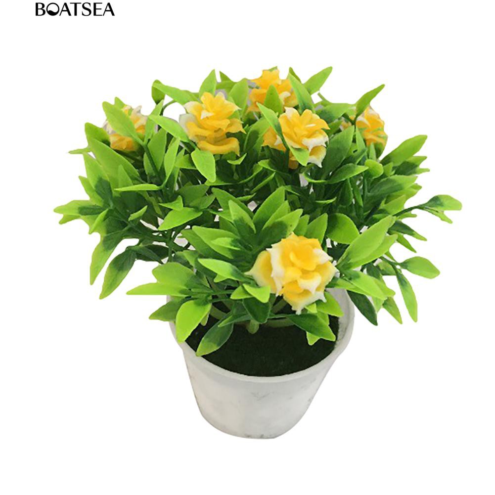 Boatsea 1Pc Potted Artificial Flower Rose Stage Garden | Shopee Malaysia