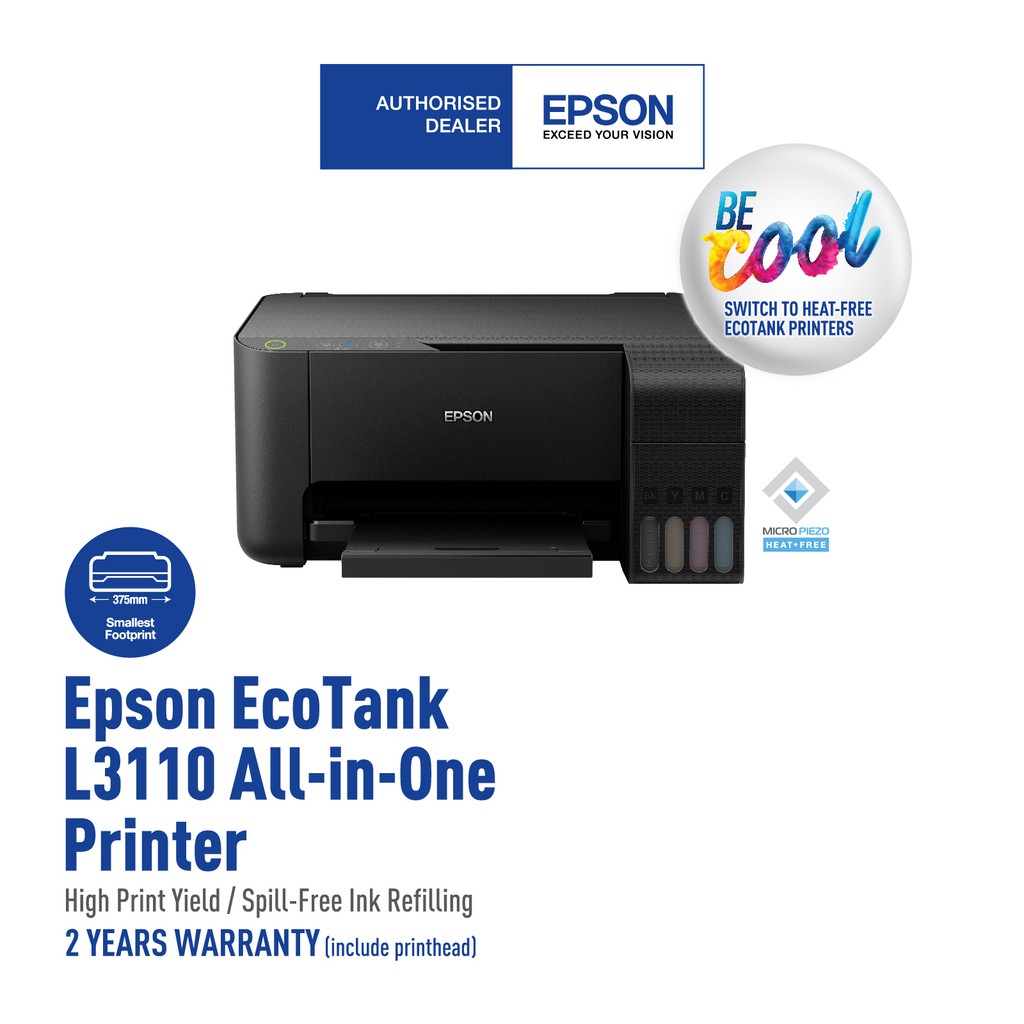 Epson L3210 3250 Wi Fi Ecotank All In One Ink Tank Printer Print 9901