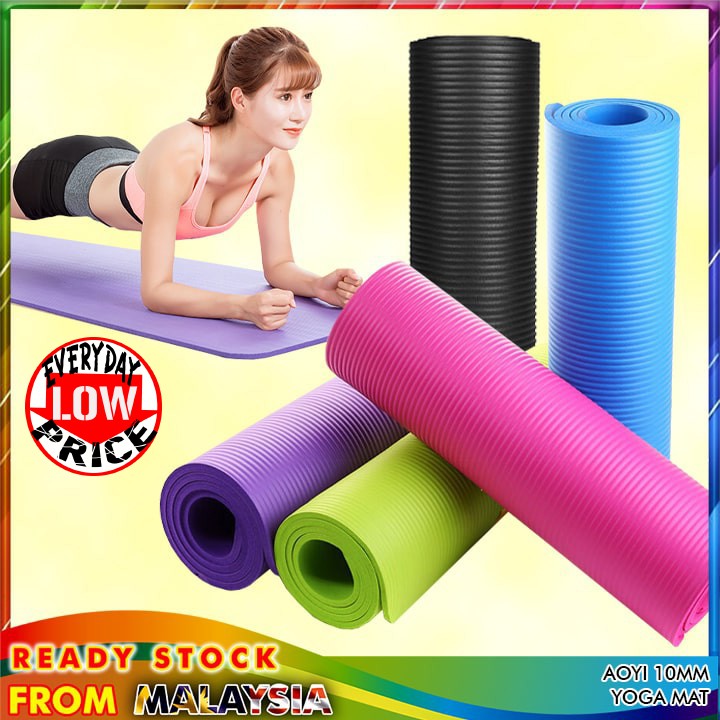 Wholesale Basics 1/2-Inch Extra Thick Exercise Yoga Mat - China Yoga Mat  with Carrying Strap and Yoga Mat price