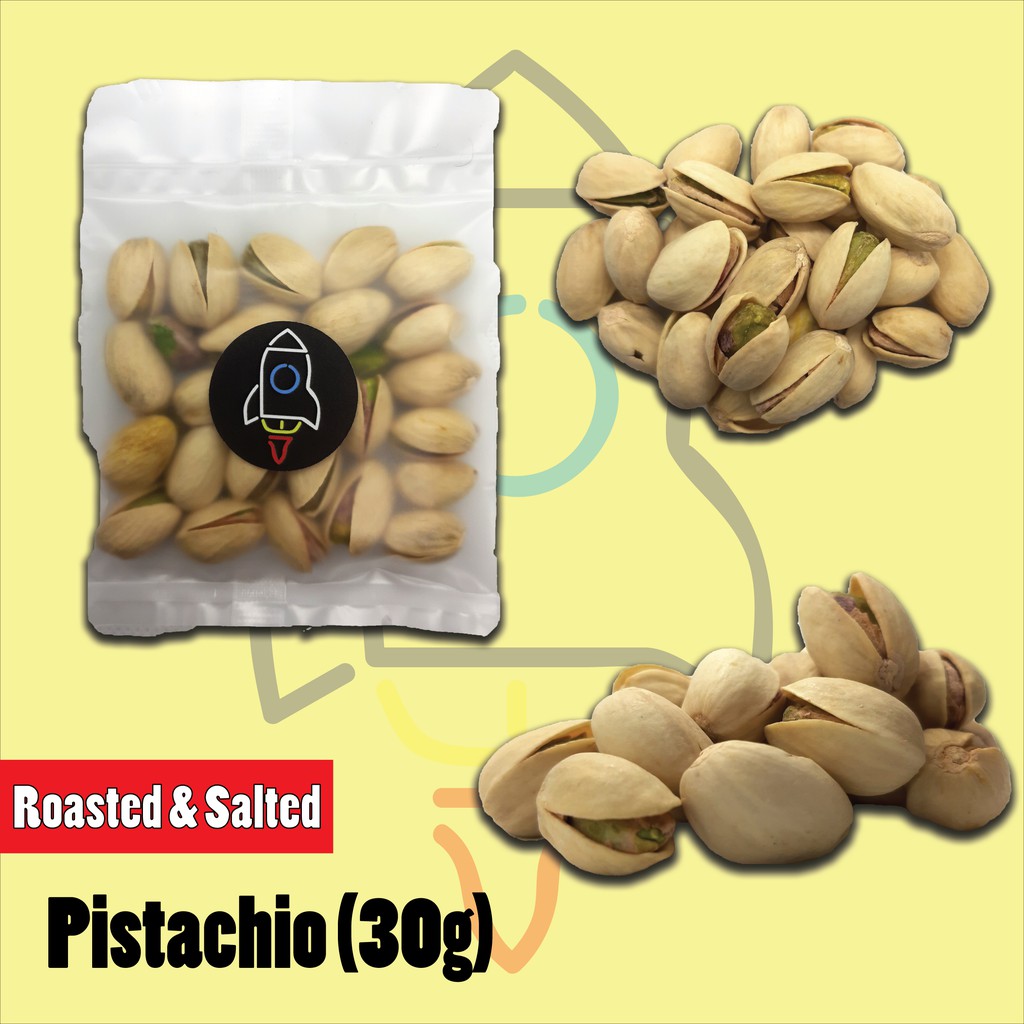 Pistachio - Roasted & Salted (30g X 1 Pack) Rocket Bites [Buy 6 ...