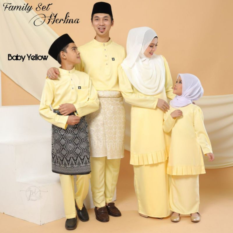Buy Xs 3xl 48 Set Family Soft Yellow Sedondon Raya Baju Kurung Plussize Kurung Kids Cekak Musang Johor Teluk Belanga Seetracker Malaysia