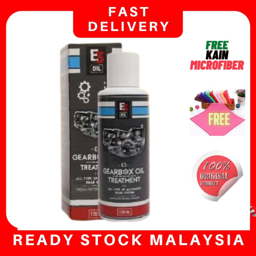 E3 Oil / Auto Lube GearBox Oil Treatment Penyelesaian Masalah GearBox Kereta Auto Manual Cvt DSG