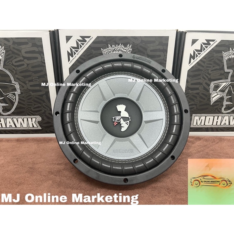 Mohawk Car Audio Silver Series 10 Inch SVC Subwoofer *100Original