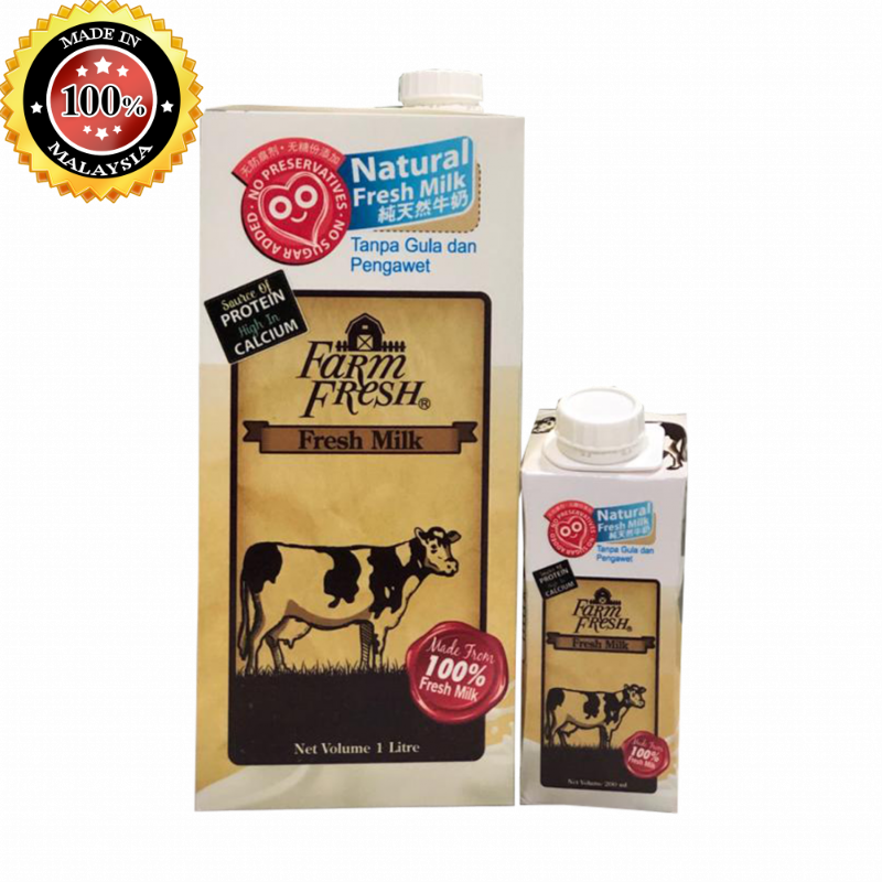 SUSU FARM FRESH (FRESH MILK) 1 LITER | ABM GLOBAL | Shopee Malaysia