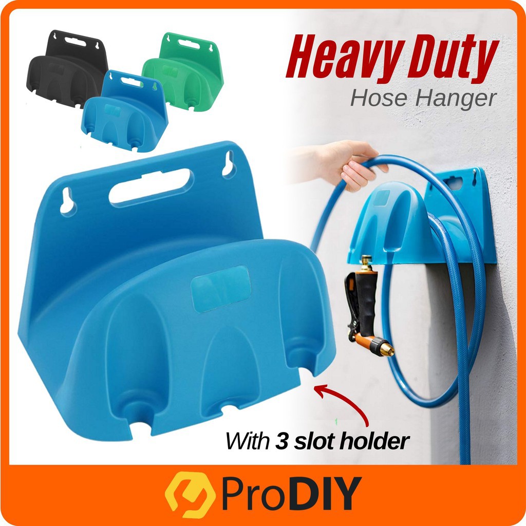 PRODIY Heavy Duty Hose Hanger Pipes Reel Style Holder Wall Mounted Fence Garden Watering Irrigation水喉挂 Alat Simpan Paip