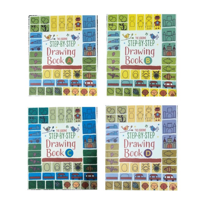 Kids step by step drawing book series A-D early learning education ...