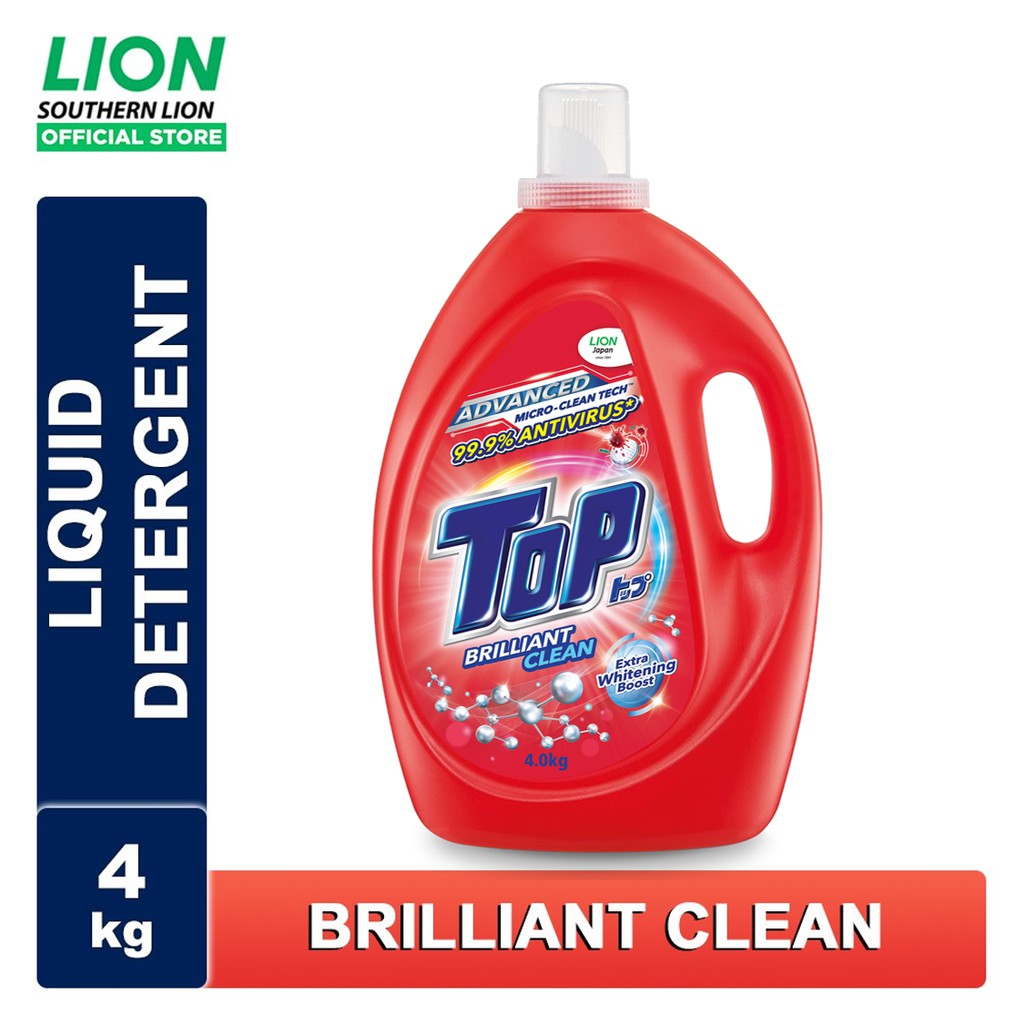 Top Advanced Micro Clean Tech With 99 9 Antivirus Brilliant Clean Laundry Detergent 4kg Shopee Malaysia