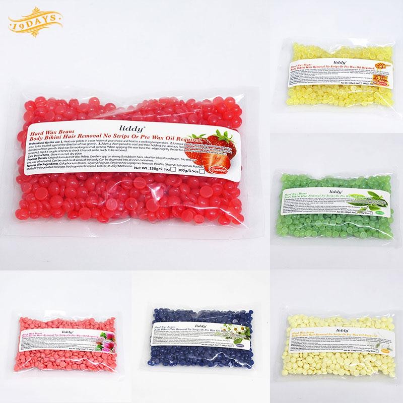 Hard Wax Beans Hair Removal Waxing Bikini Depilatory No Strip