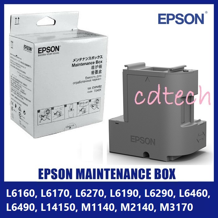 Epson D100 C13t04d100 T04d1original Maintenance Box L6160 L6170 L6270 L6460 L6190 L6290 2022