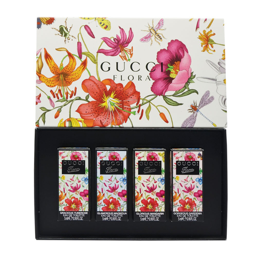 gucci flora miniature set