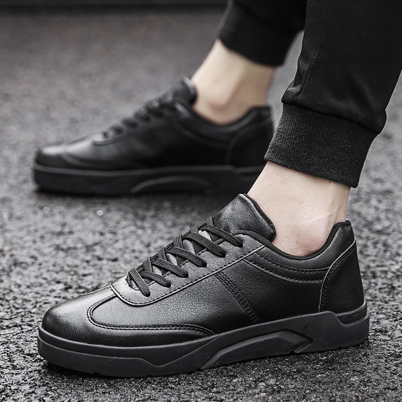 black casual work shoes
