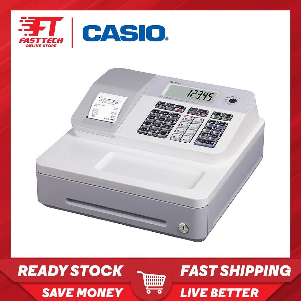 Casio SEG1 Cash Register Casher Cash Drawer Machine for Small Business Retail Gerai Kedai